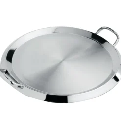 Plancha redonda lisa de acero inoxidable Cristel