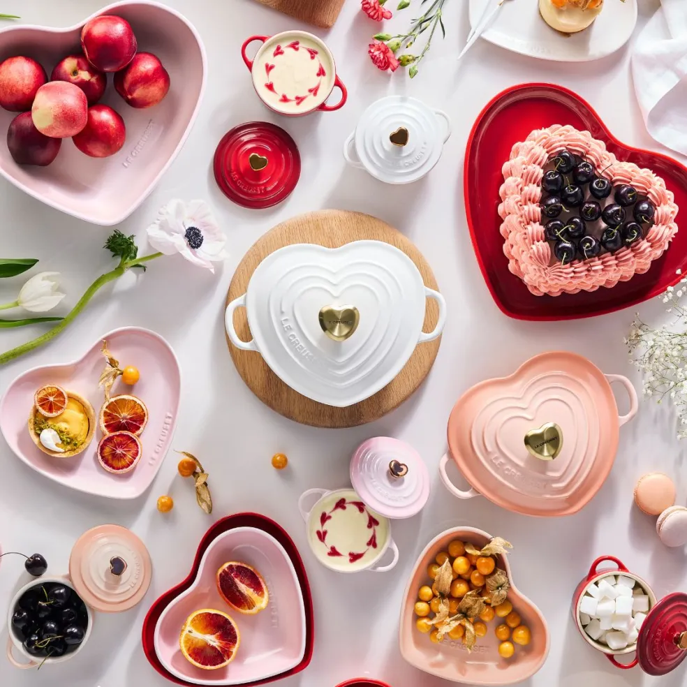 Plato cerámico corazón Le Creuset