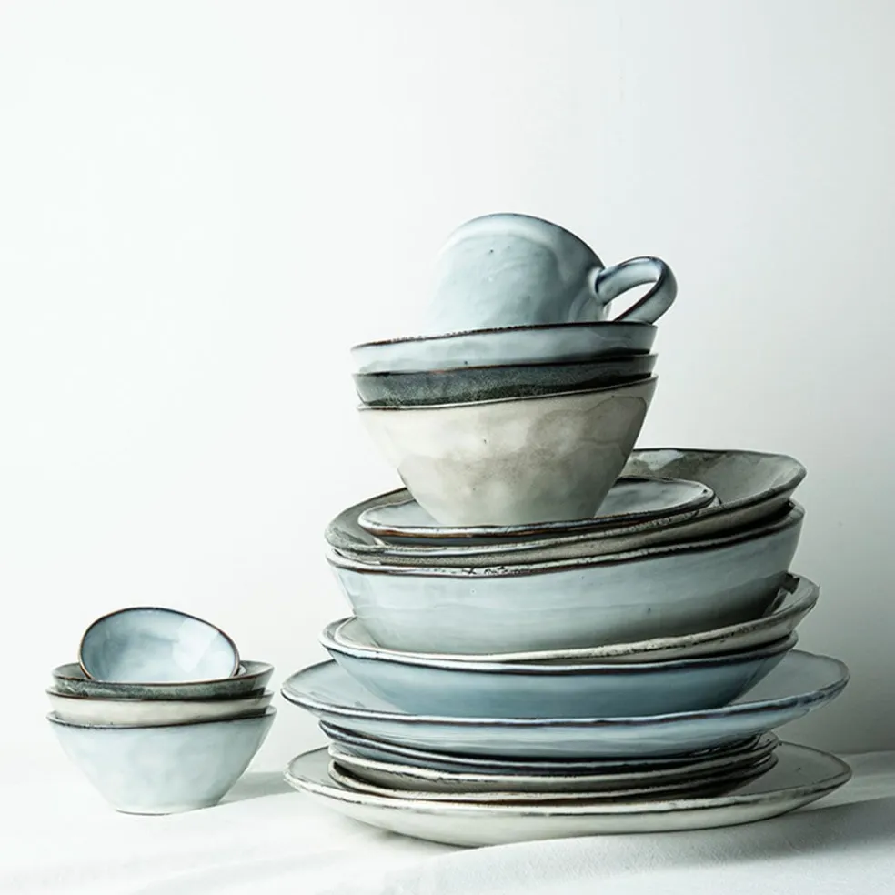 Plato de cena de gres Organic Collection