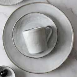 Plato de cena de gres Organic Collection