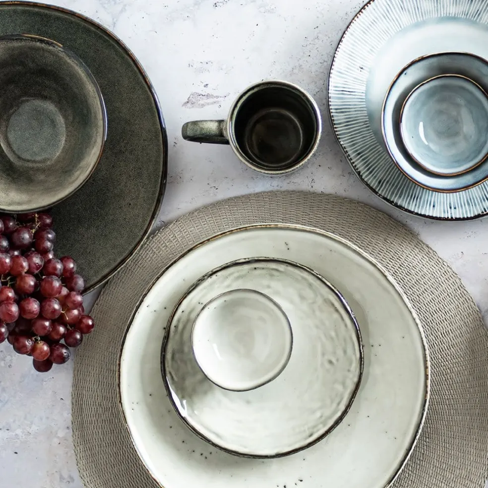 Plato de cena de gres Organic Collection
