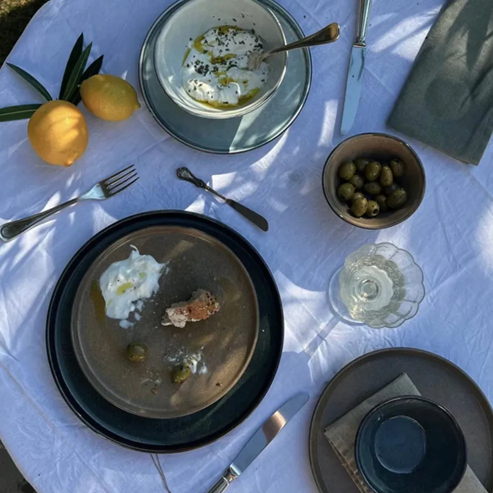 Plato de gres Serenity de Dutch Rose