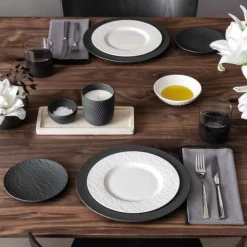 Plato de porcelana Manufacture Rock Villeroy & Boch