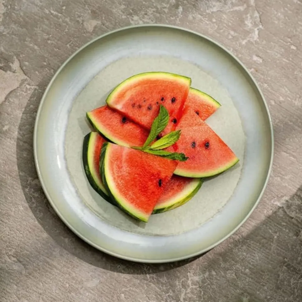 Plato de porcelana Perlemor Alga Villeroy & Boch