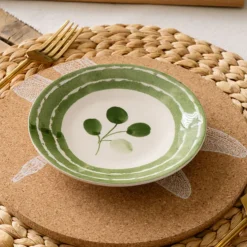 Plato de postre cerámico Flora Selbrae