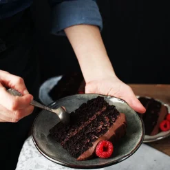 Plato de postre de gres Organic Collection