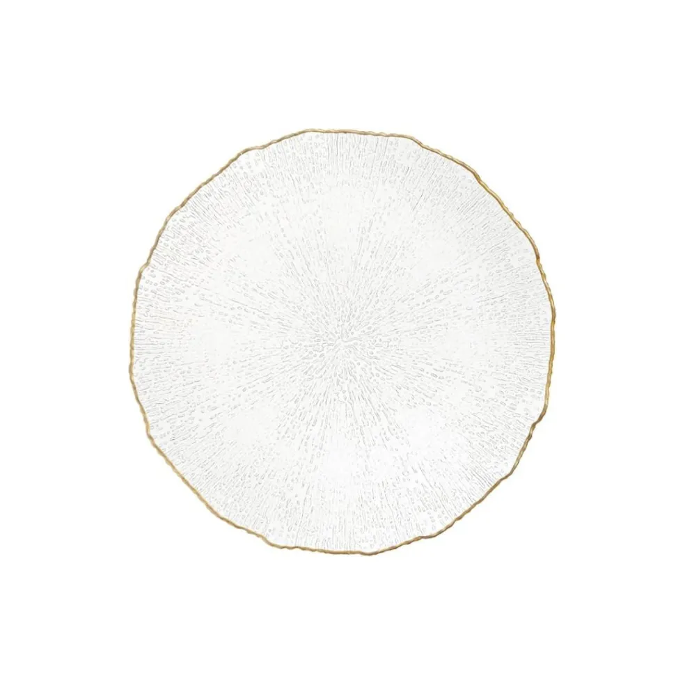 Plato de vidrio Maestà La Porcellana Bianca