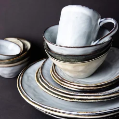 Plato hondo de gres Organic Collection