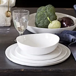 Platos de porcelana Bianca de Olsson & Jensen