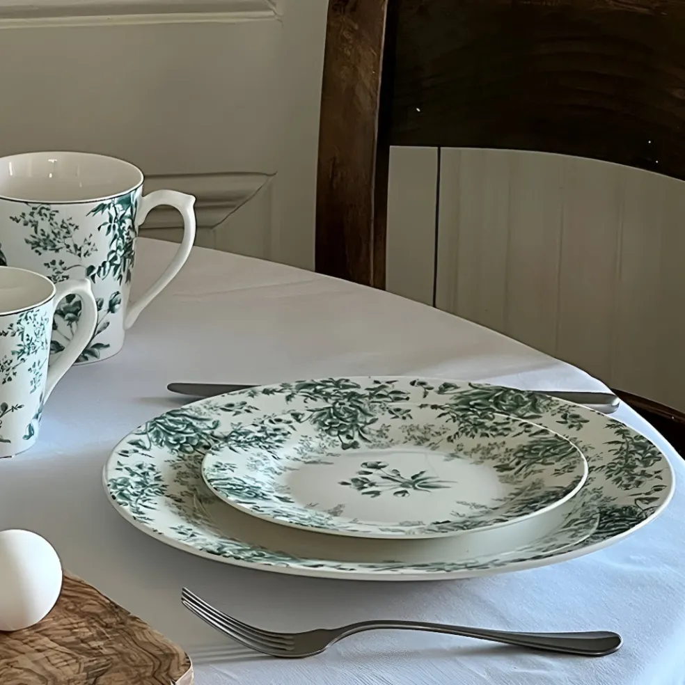 Platos de porcelana Bloemen Laura Ashley
