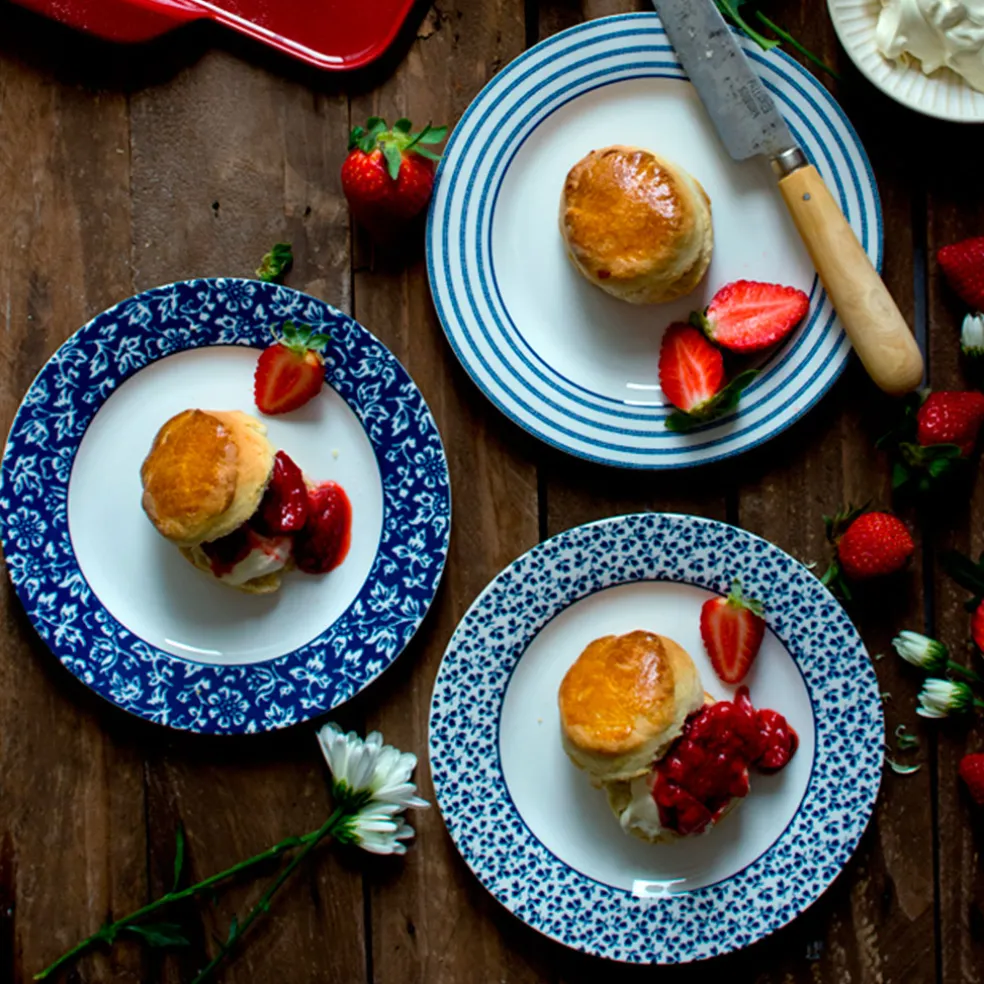 Platos de porcelana Laura Ashley