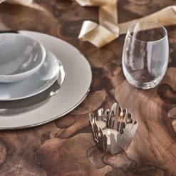 Portavelas de acero inoxidable Barknest Alessi