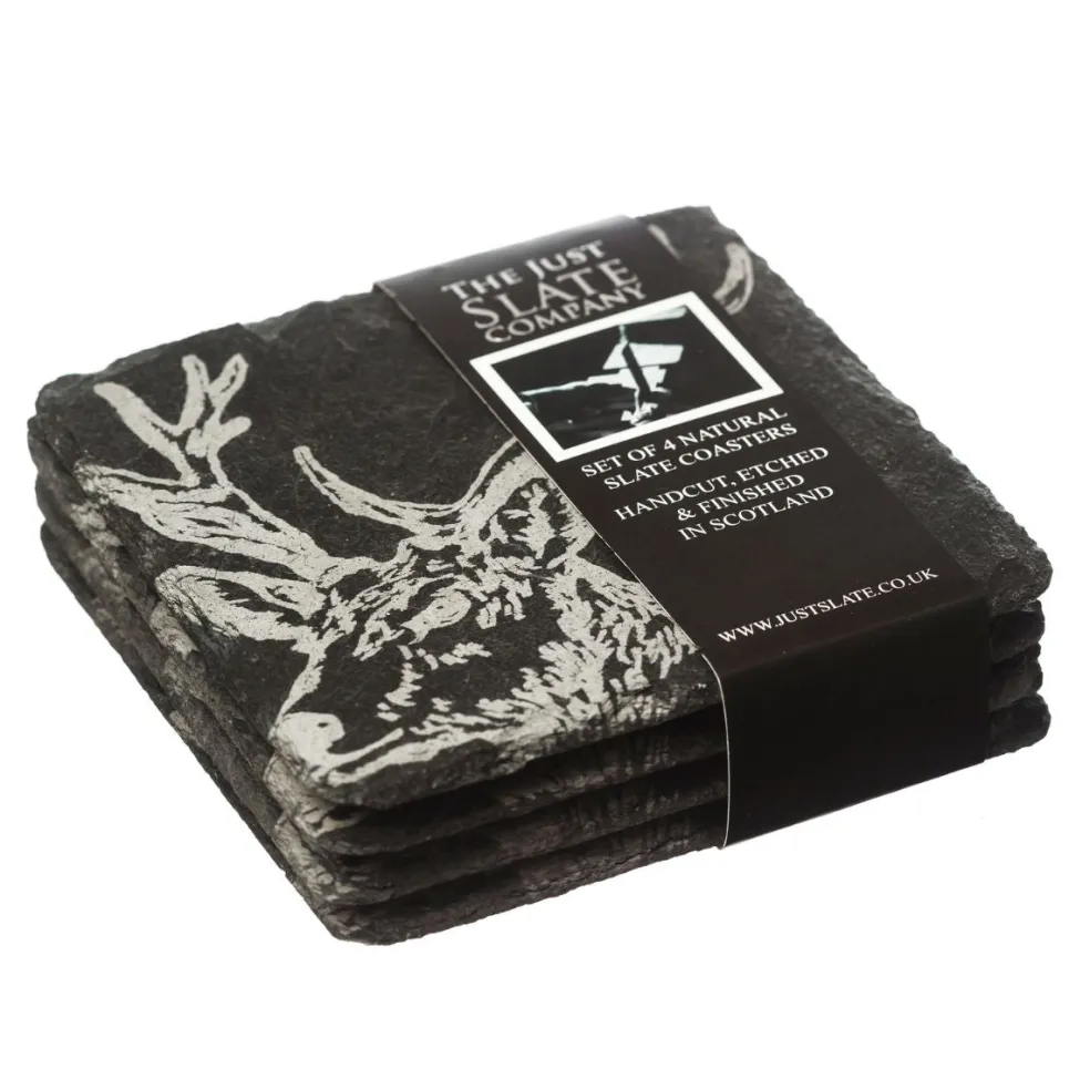Posavasos individuales de pizarra Selbrae
