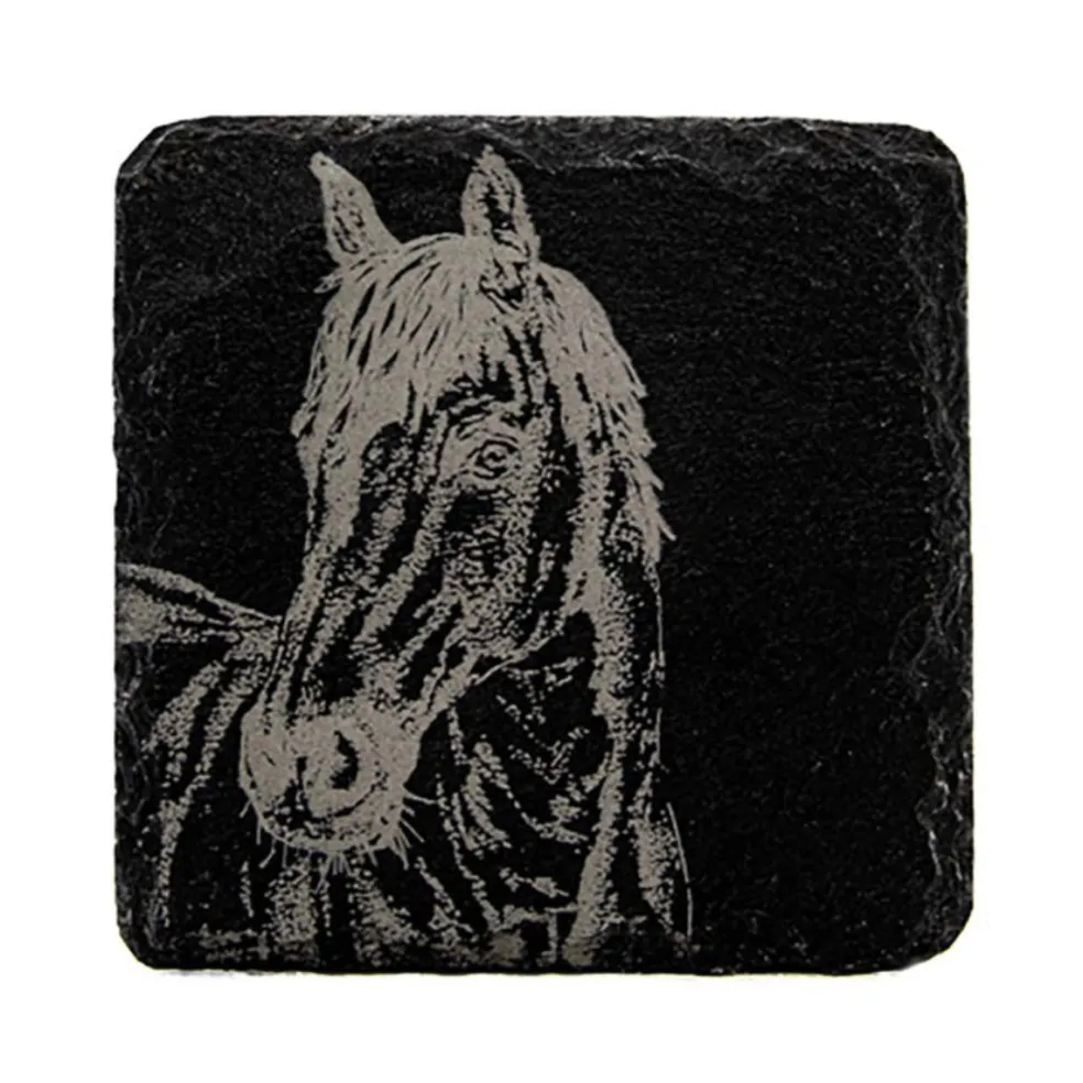 Posavasos individuales de pizarra Selbrae