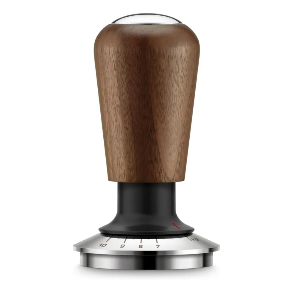 Prensador autonivelante de café con mango de madera Sage