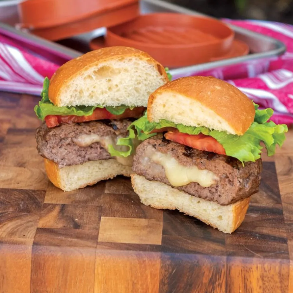 Prensa para hamburguesa rellenas 3 en 1 Nordic Ware