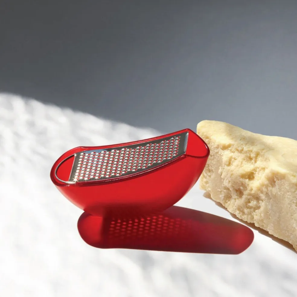 Rallador con recipiente de resina Parmenide Alessi