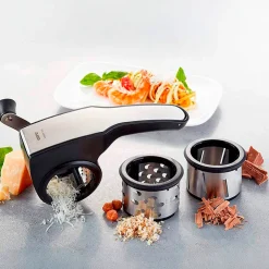 Rallador con tres tambores Pecorino Gefu