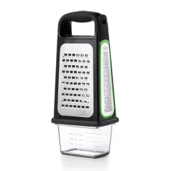 Rallador de 3 caras y zester extraíble OXO
