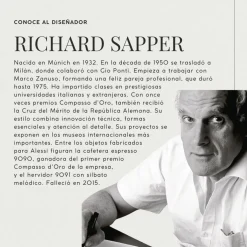 Rallador gigante de acero y madera Richard Sapper Alessi