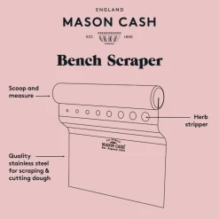 Rasqueta de repostería 4 en 1 para cocina Mason Cash