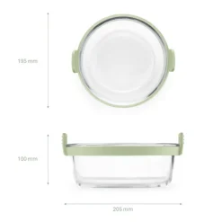 Recipientes de cristal para freidora de aire Lékué
