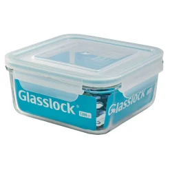 Recipientes herméticos de cristal cuadrados Glasslock