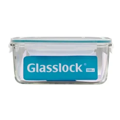 Recipientes herméticos de cristal rectangulares Glasslock