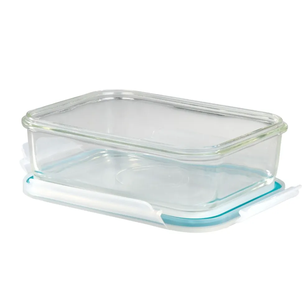 Recipientes herméticos de cristal rectangulares Glasslock