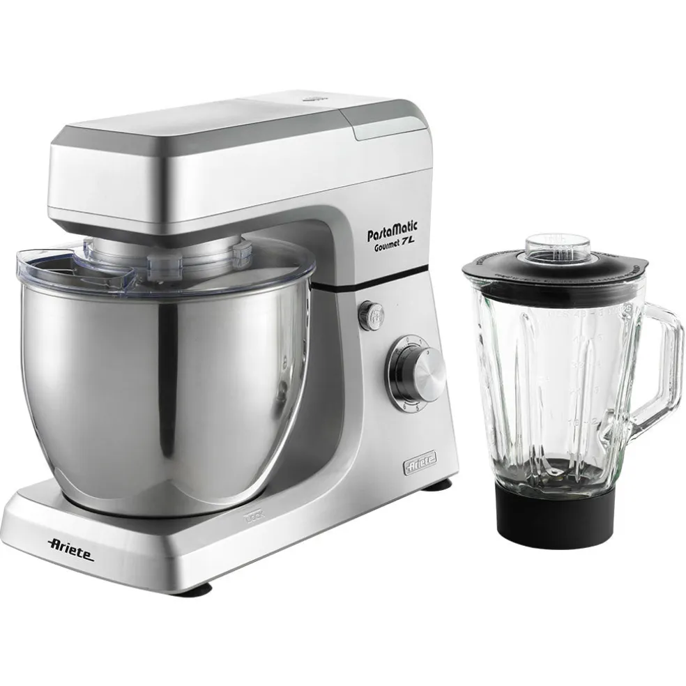 Robot de cocina Gourmet 7l + Jarra de vidrio 1,5l Pastamatic Ariete