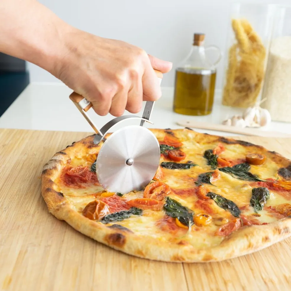 Rueda cortapizzas de acero inoxidable Full Circle