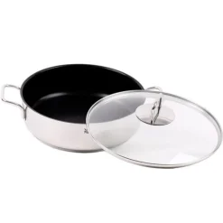 Rustidera con antiadherente cerámico y tapa de cristal 28 cm WMF
