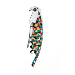 Sacacorchos de aluminio fundido Parrot Alessi