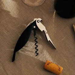 Sacacorchos de aluminio fundido Parrot Alessi