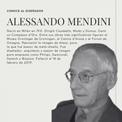 Sacacorchos Zama Cromada D. Anna G Alessandro Mendini Alessi