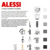 Salero Becco Blu de acero inoxidable Alessi
