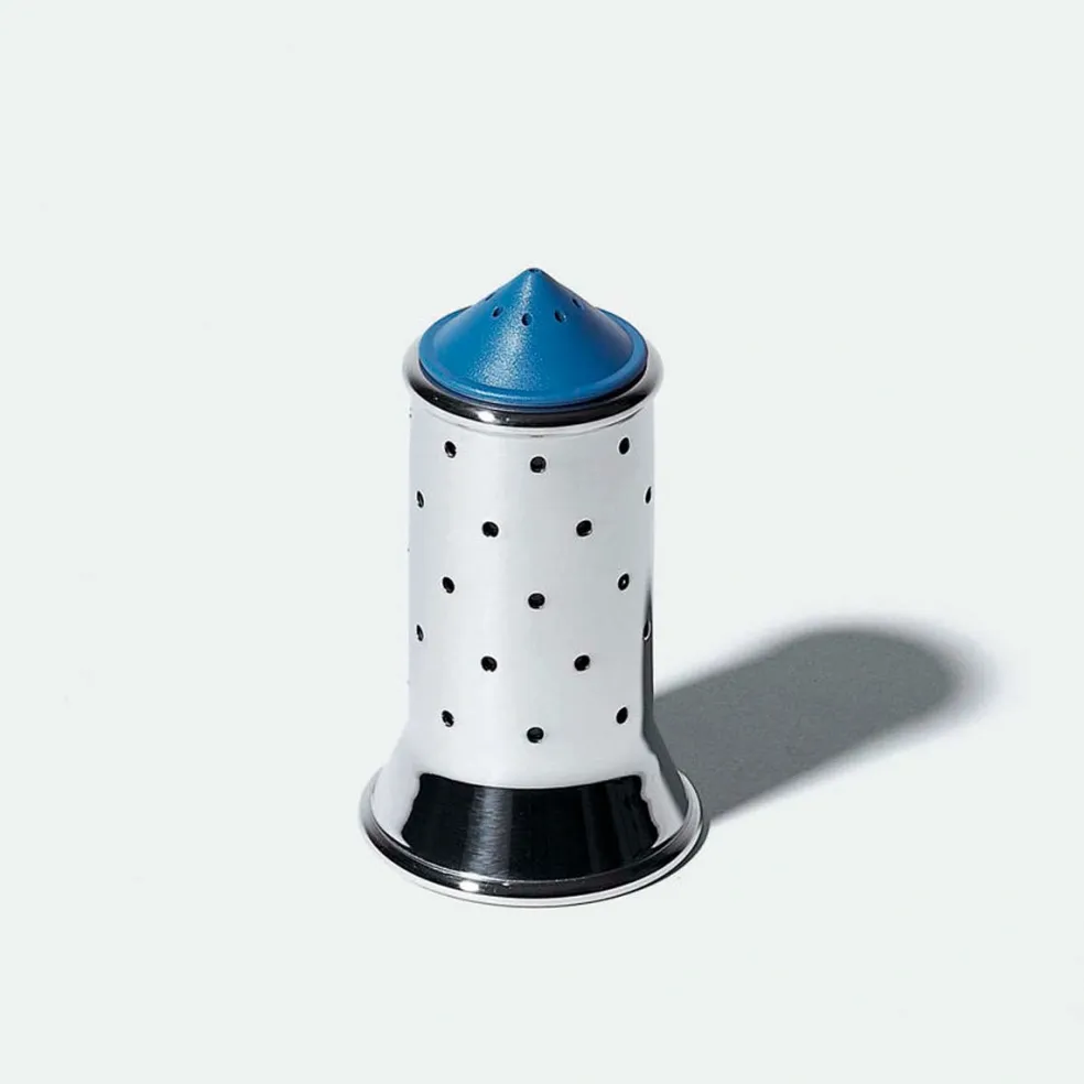 Salero Becco Blu de acero inoxidable Alessi
