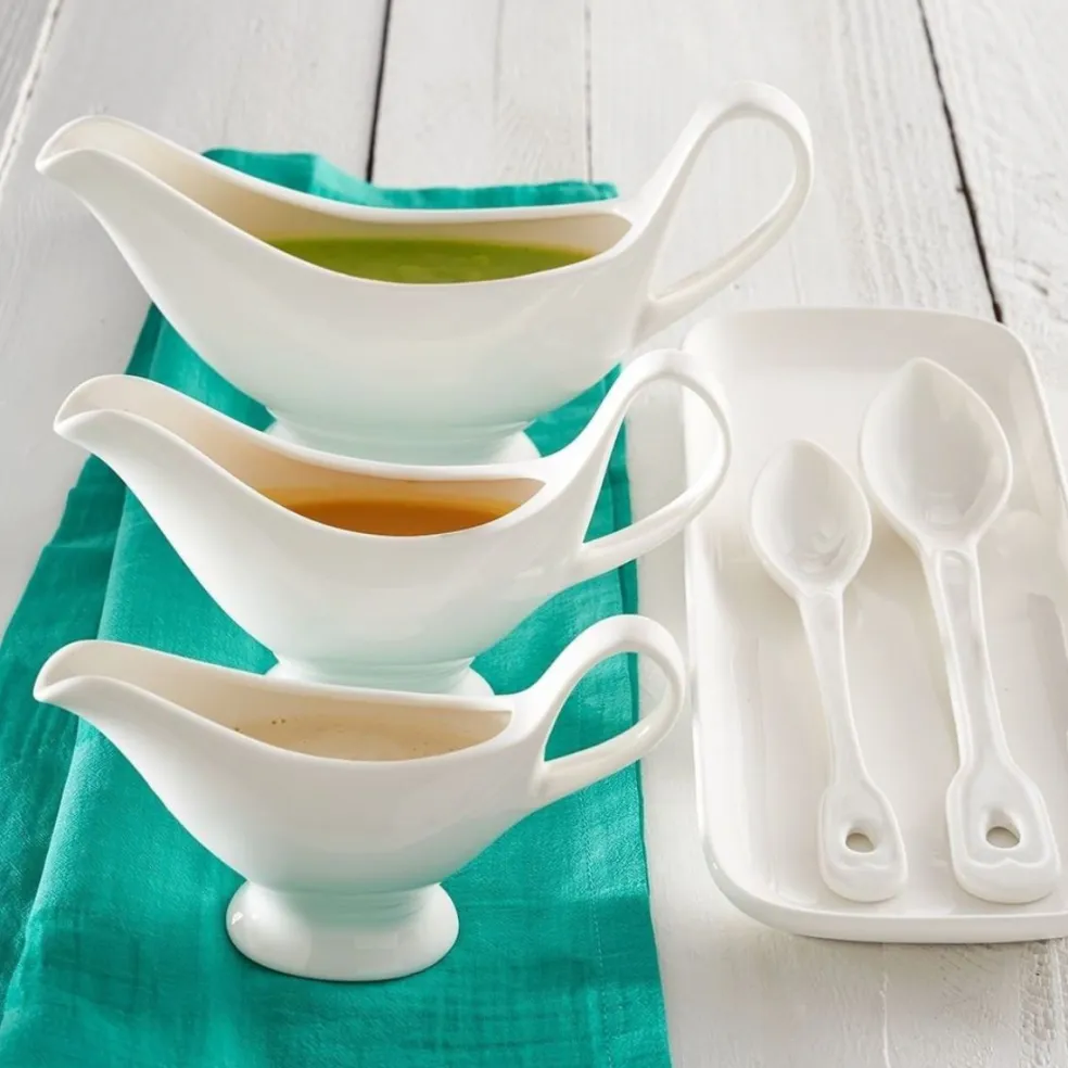 Salsera de porcelana Menage La Porcellana Bianca