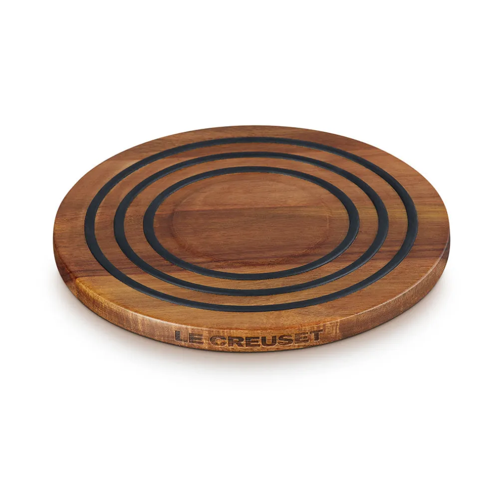 Salvamanteles magnético de madera Le Creuset