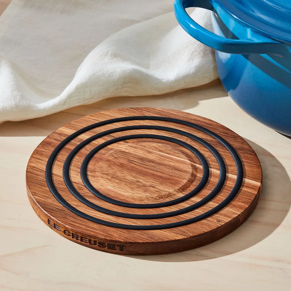 Salvamanteles magnético de madera Le Creuset