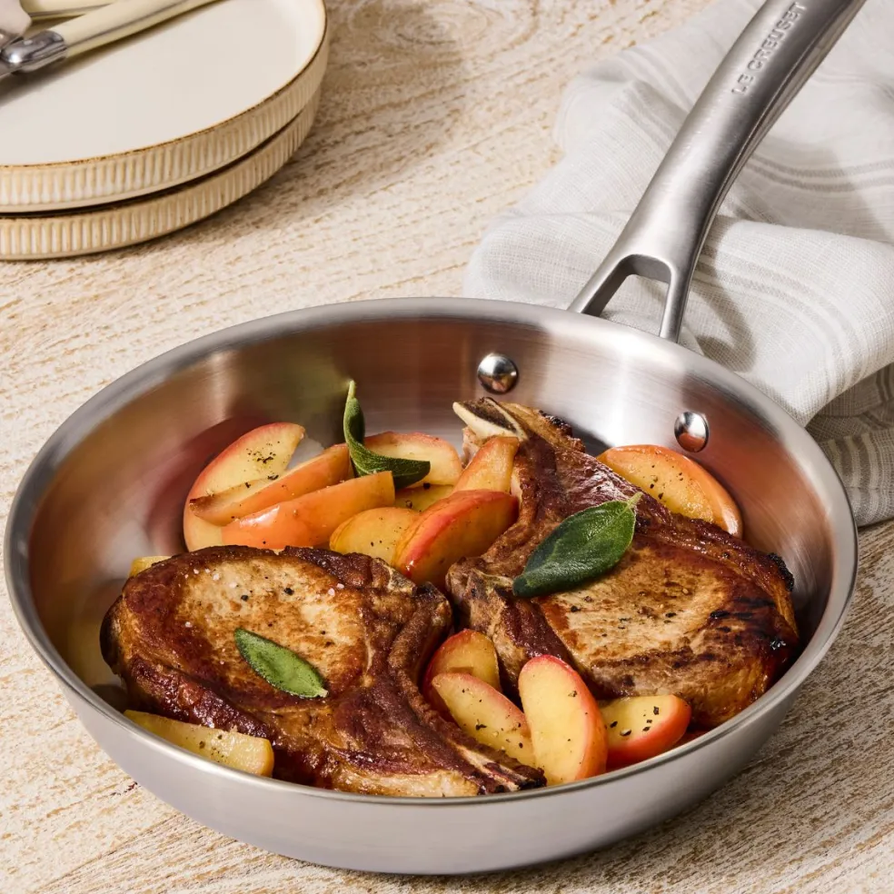 Sartén acero inoxidable tricapa Essential Le Creuset
