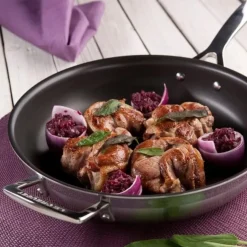 Sartén alta antiadherente 3-PLY con exterior inox Signature Le Creuset