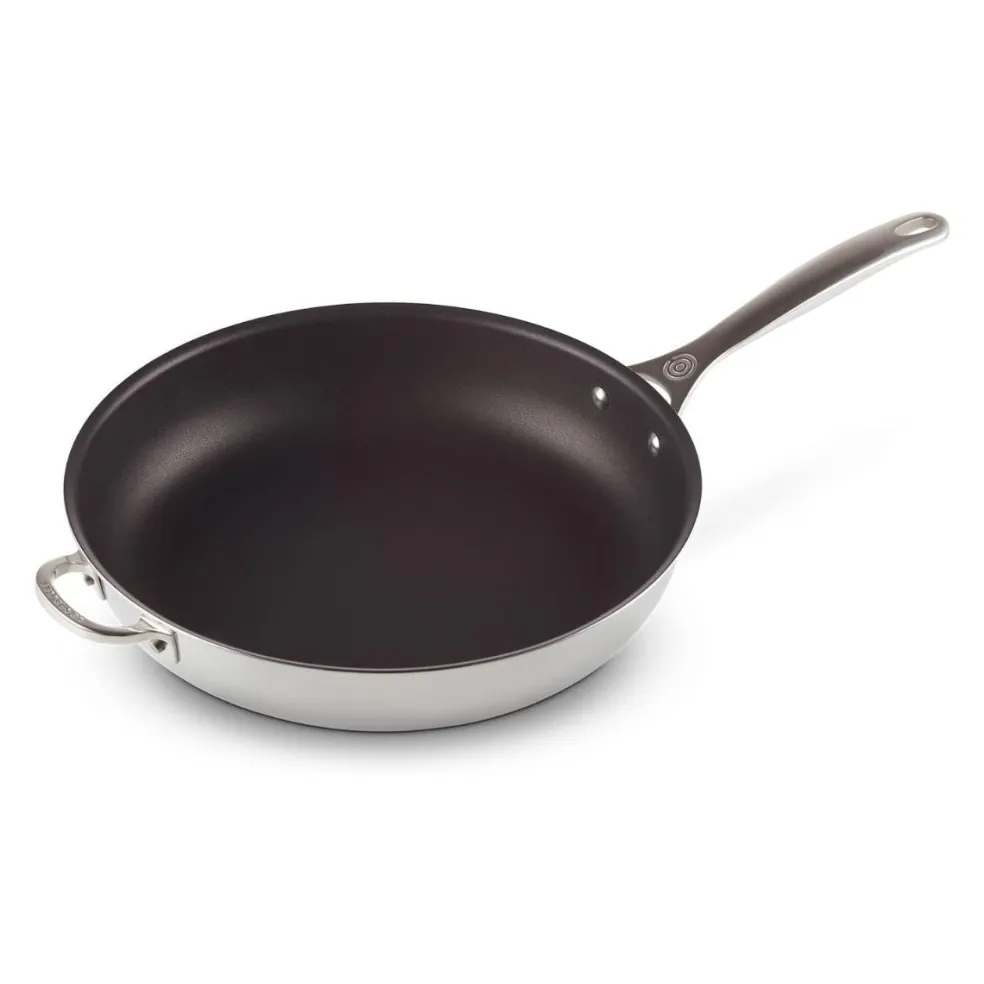 Sartén alta antiadherente 3-PLY con exterior inox Signature Le Creuset