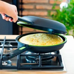 Sartén antiadherente para tortillas Bra Dupla Prior