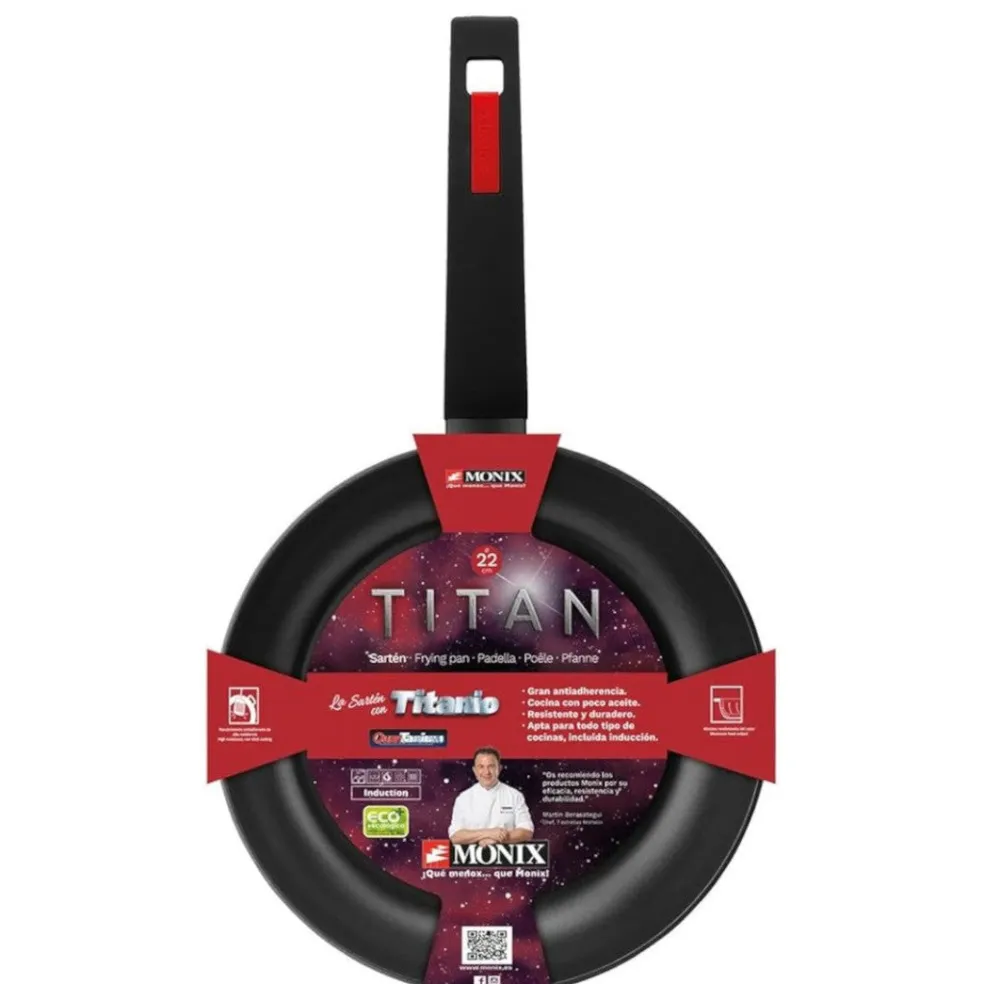 Sartén antiadherente Titan Rock Monix