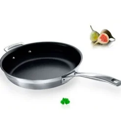 Sartén antiadherente Tri-Capa con exterior inox Premium PRO Le Creuset