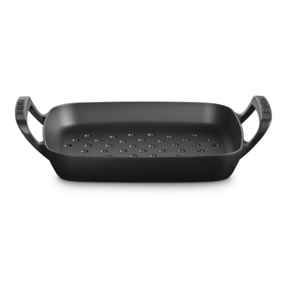 Sartén asadora cuadrada hierro fundido BBQ Outdoor Le Creuset