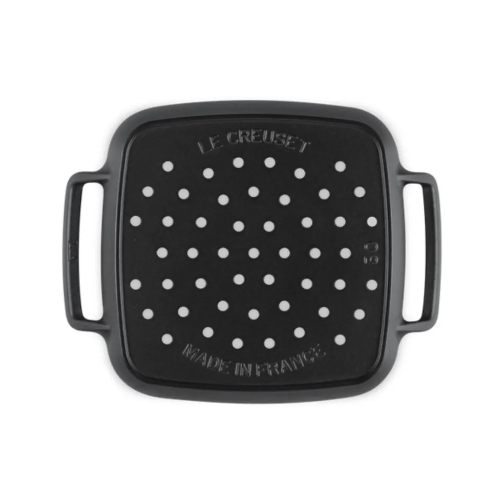 Sartén asadora cuadrada hierro fundido BBQ Outdoor Le Creuset