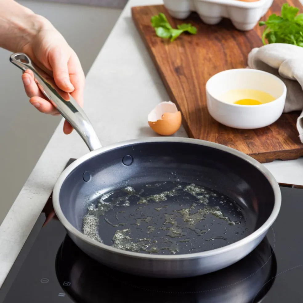 Sartén cerámica con exterior acero inoxidable Premiere GreenPan