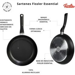 Sartén cerámica Essential Black Fissler